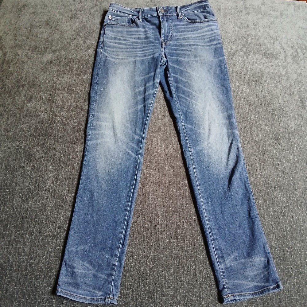 American Eagle Airflex 360 Slim Jeans Medium Wash Blue 31x32